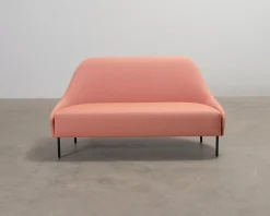 Adea Napoleon 2-sits soffa korall