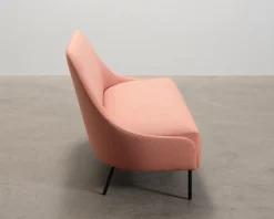Adea Napoleon 2-sits soffa korall