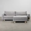 Adea Rest 3-sits soffa med fotpall grå