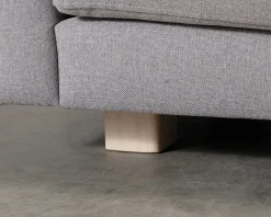 Adea Rest 3-sits soffa med fotpall grå