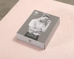 Aida Raw servetthållare roséguld, set om 4