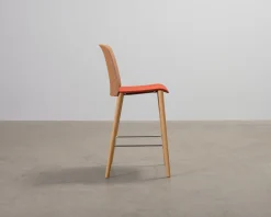 Arper Mixu barstol röd / brun