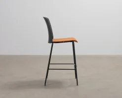Arper Mixu barstol svart / orange
