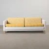 Artek 550 3-sits bäddsoffa ljusgrå / gul