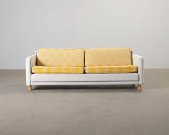 Artek 550 3-sits bäddsoffa ljusgrå / gul