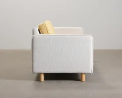 Artek 550 3-sits bäddsoffa ljusgrå / gul