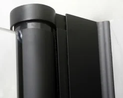Bathlife Mångsidig duschdörr 45° svart