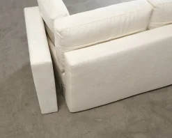 Bella 3-sits bäddsoffa med divan vit