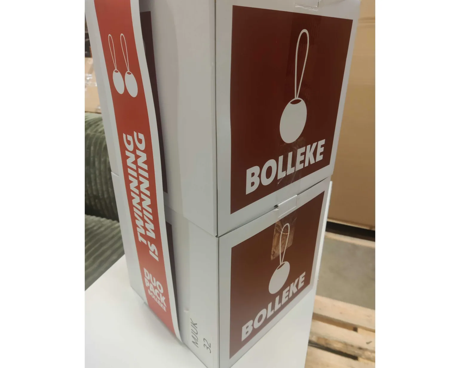 Bolleke Fatboy bärbar lampa Dark Ocean, set om 2