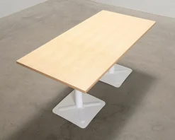 Bord 140 x 70 cm vit
