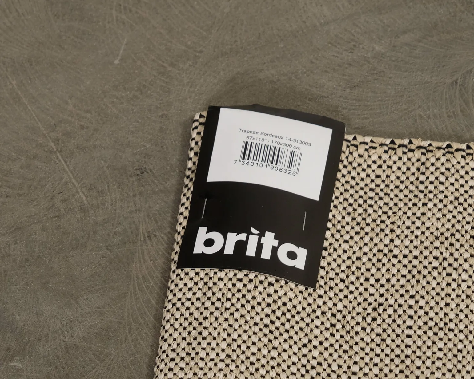 Brita Sweden Trapeze Bordeaux matta 170 x 300 cm