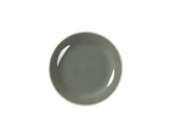 Broste Copenhagen Taverna tallrik ø 22 cm grön, set om 4