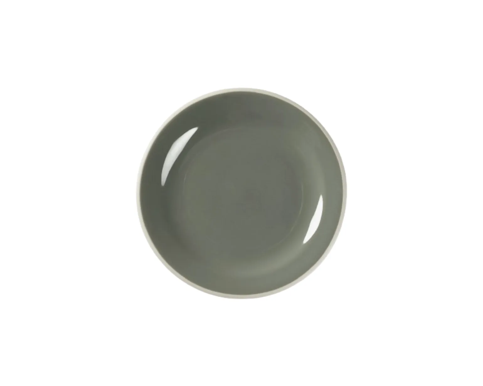 Broste Copenhagen Taverna tallrik ø 22 cm grön, set om 4