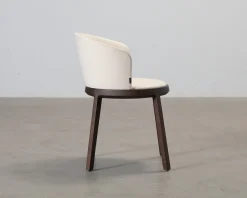 Capdell Aro stol naturvit / mörkbrun
