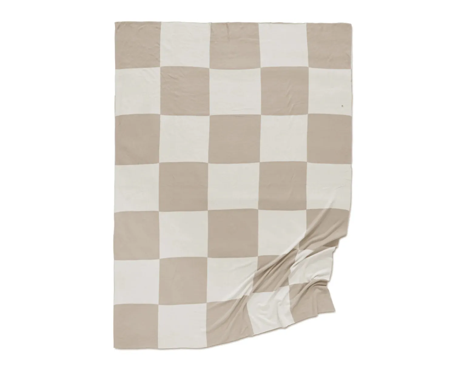 Classic Collection Pläd Square filt 130 x 170 cm beige