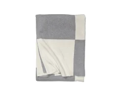 Classic Collection Pläd Square filt 130 x 170 cm grå