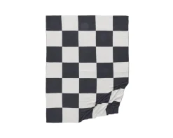 Classic Collection Pläd Square filt 130 x 170 cm mörkblå