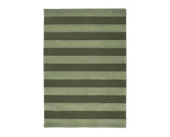 Classic Collection Stripe Boucle matta 200 x 300 cm grön