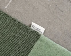 Classic Collection Stripe Boucle matta 200 x 300 cm grön