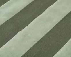 Classic Collection Stripe Boucle matta 200 x 300 cm grön