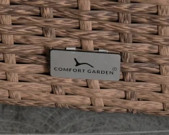 Comfort Garden Bahamas utomhus hörnmodul brun / vit