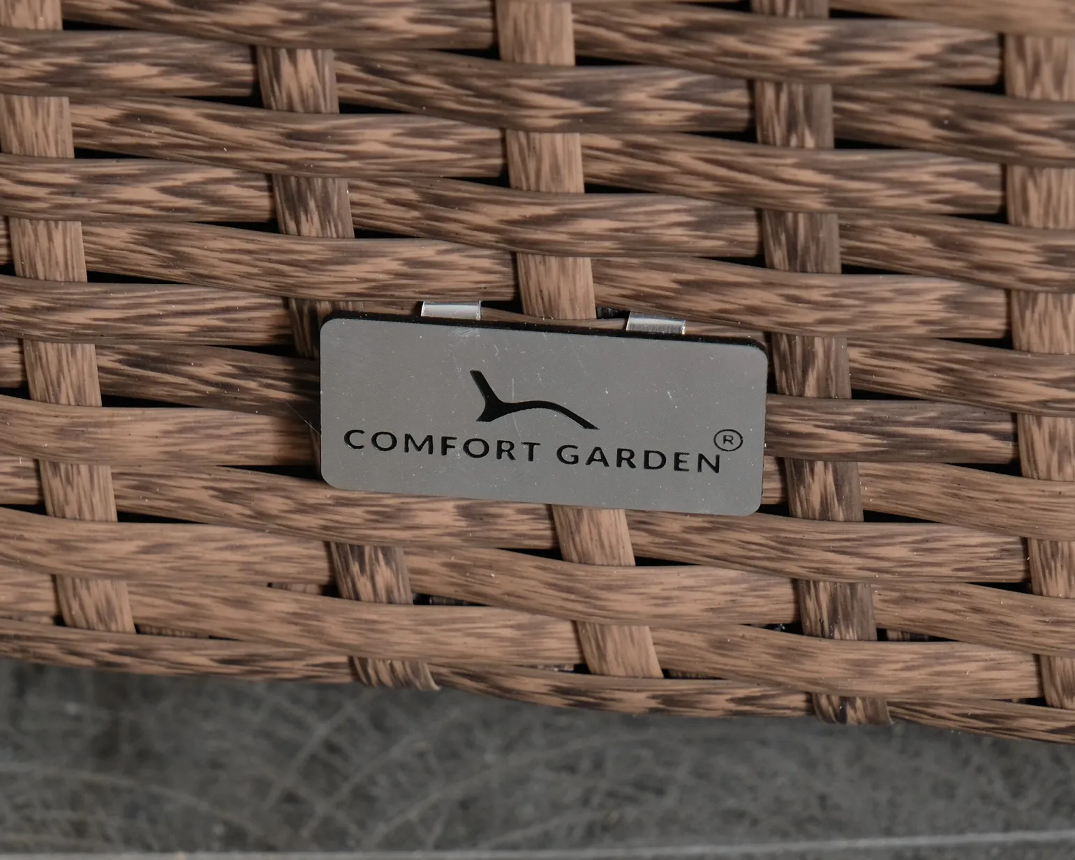 Comfort Garden Bahamas utomhus hörnmodul brun / vit