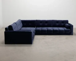 Cosmopolitan Design Bali hörnsoffa blå