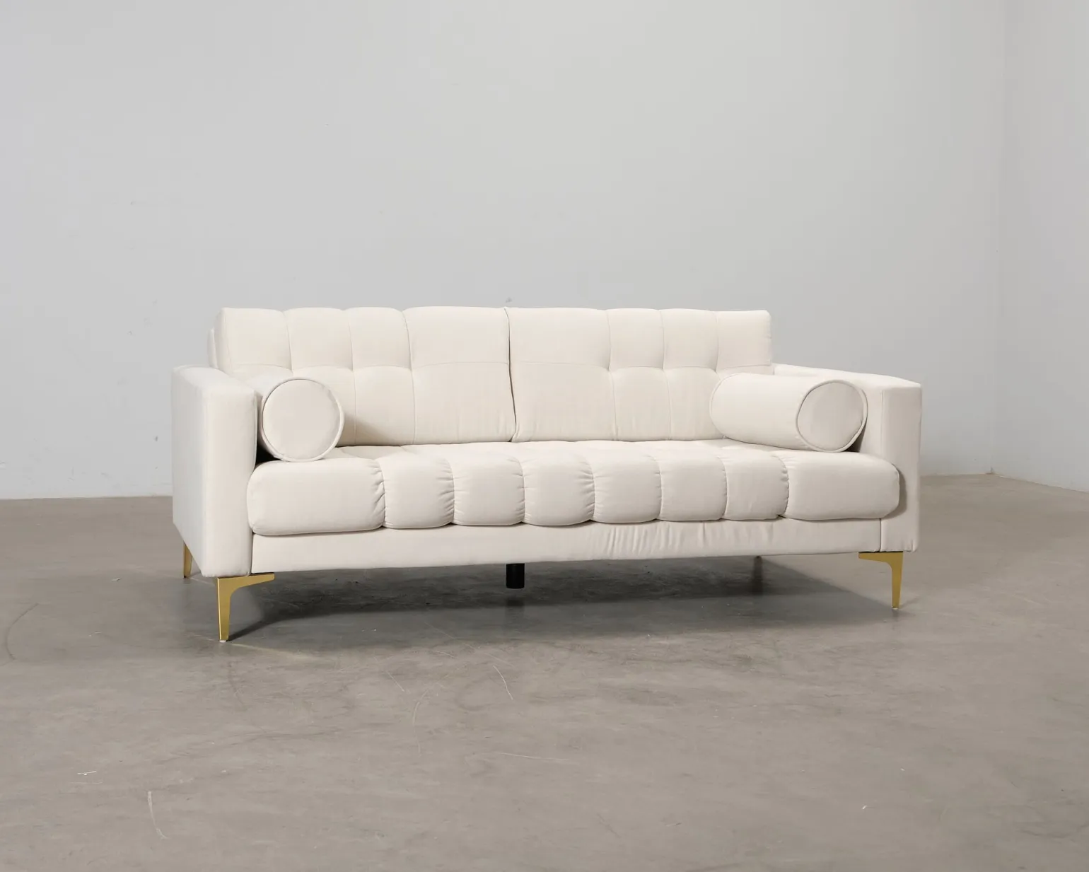 Cosmopolitan Design Bali 2-sits soffa ljusbeige