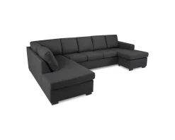 Crazy U-soffa med divan grå