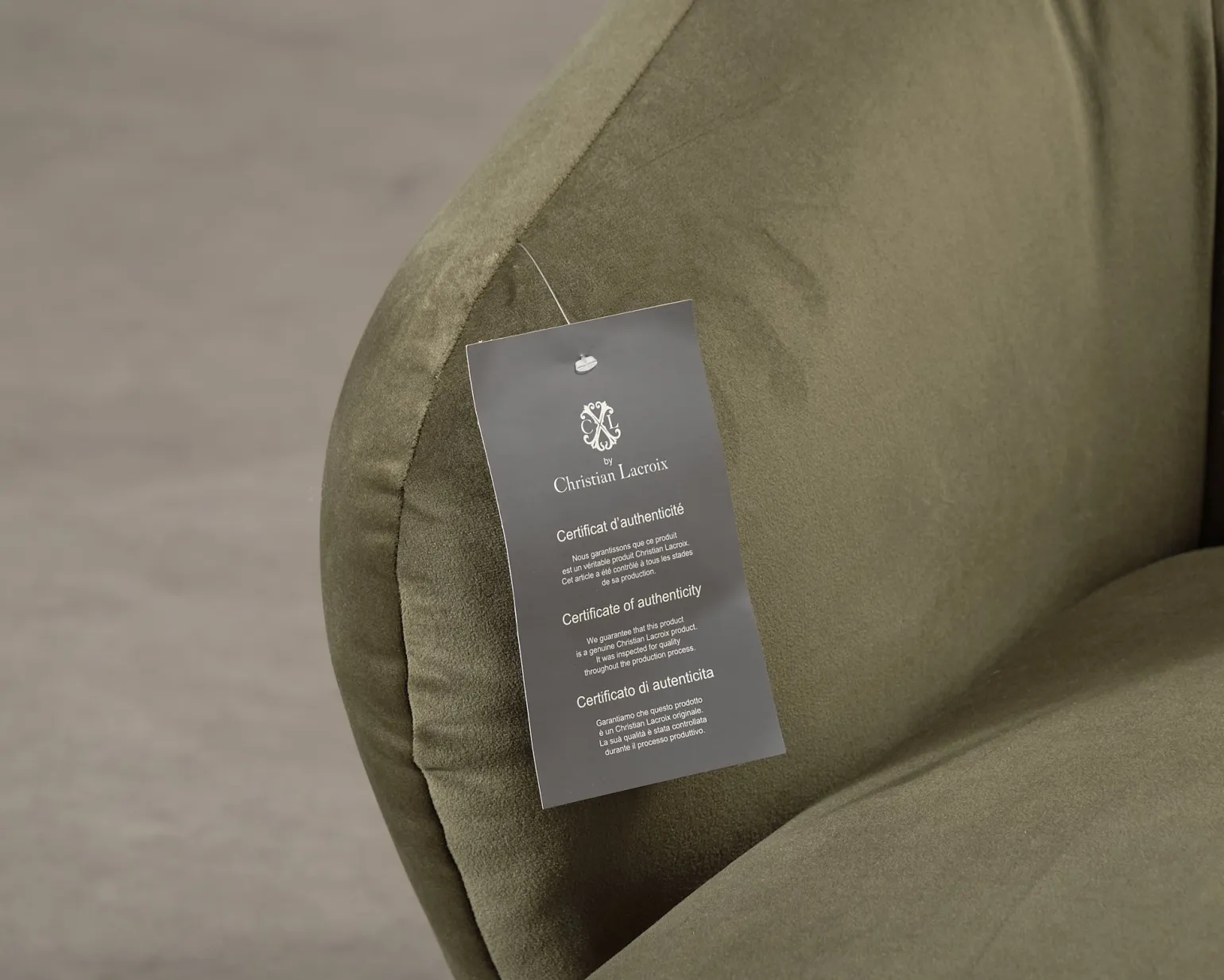CXL by Christian Lacroix Louis 2-sits soffa grön