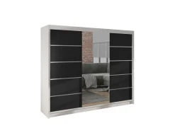 Cyria garderob svart / vit