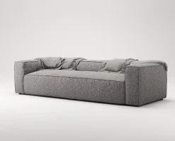 Decotique Grand 3-sits soffa grå