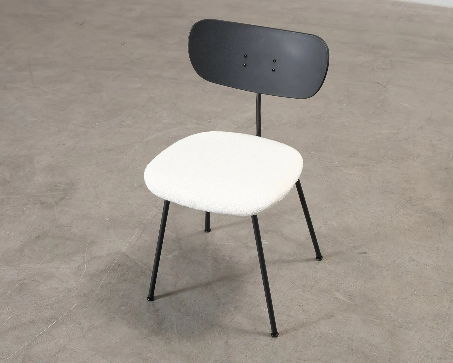 Decotique Habit matstol svart / vit, set om 2