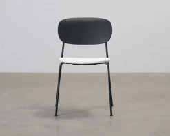 Decotique Note matstol svart / vit, set om 4