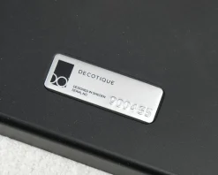 Decotique Note matstol svart / vit, set om 4