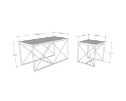 Defneia satsbord, 3 delar