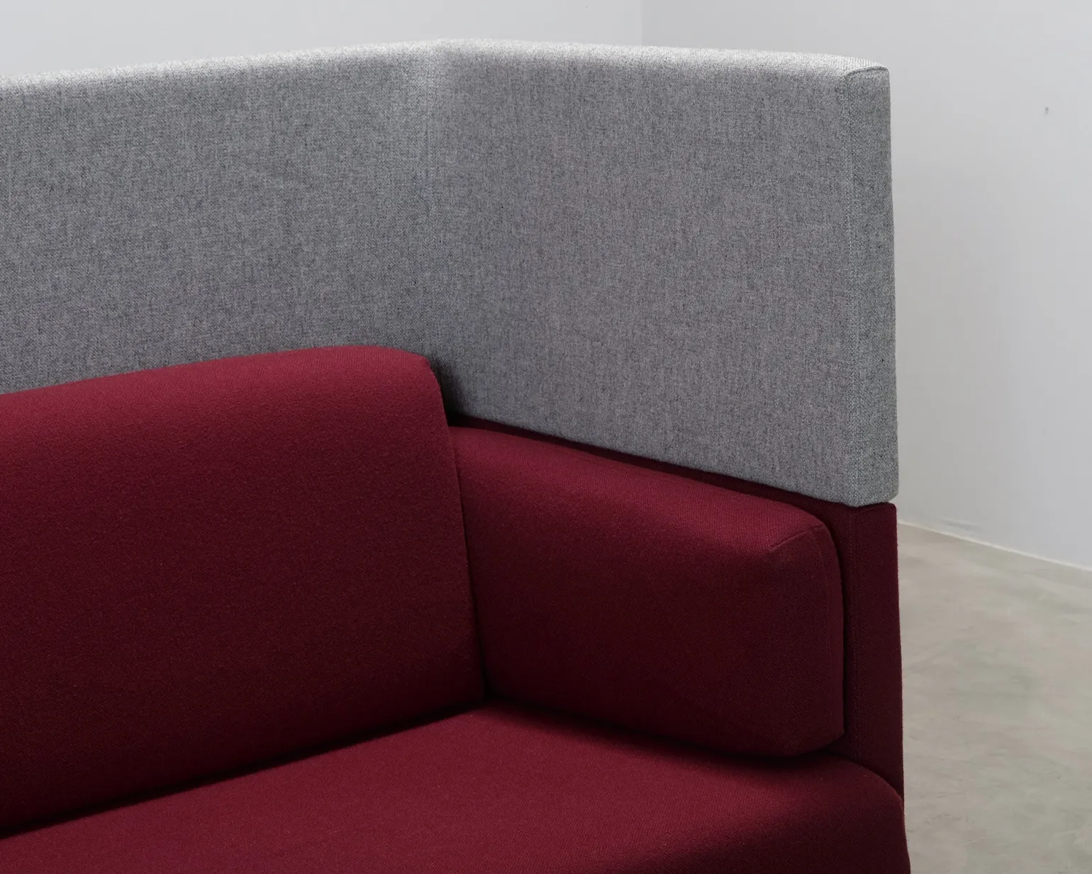 De Vorm Arnhem 3-sits soffa röd
