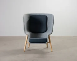 De Vorm Pod PET Felt fåtölj grå