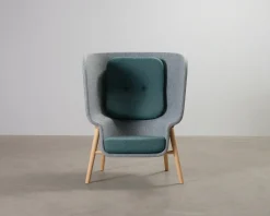 De Vorm Pod PET Felt fåtölj grå
