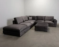 Dubai U-soffa grå