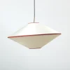 Edgeform Tafta pendellampa ø 65 cm röd / naturvit