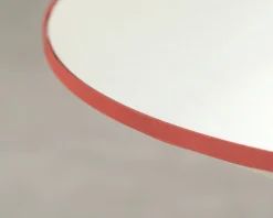 Edgeform Tafta pendellampa ø 65 cm röd / naturvit