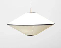 Edgeform Tafta pendellampa ø 65 cm svart / naturvit
