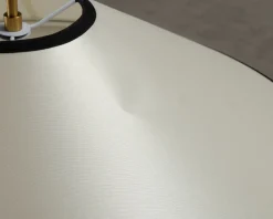 Edgeform Tafta pendellampa ø 65 cm svart / naturvit