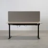 Elektriskt skrivbord med skärm 160 cm