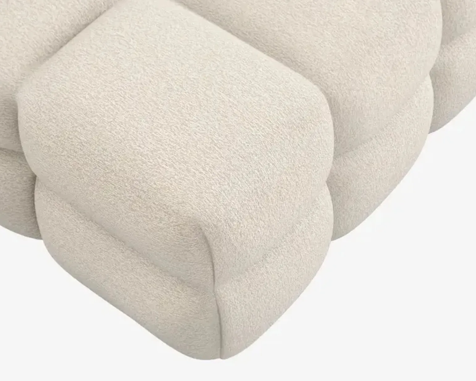 Elise Bubblig fåtölj beige