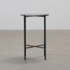 FeelDesign Bistro sidobord ø 38 cm grå marmor