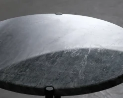 FeelDesign Bistro sidobord ø 38 cm grå marmor