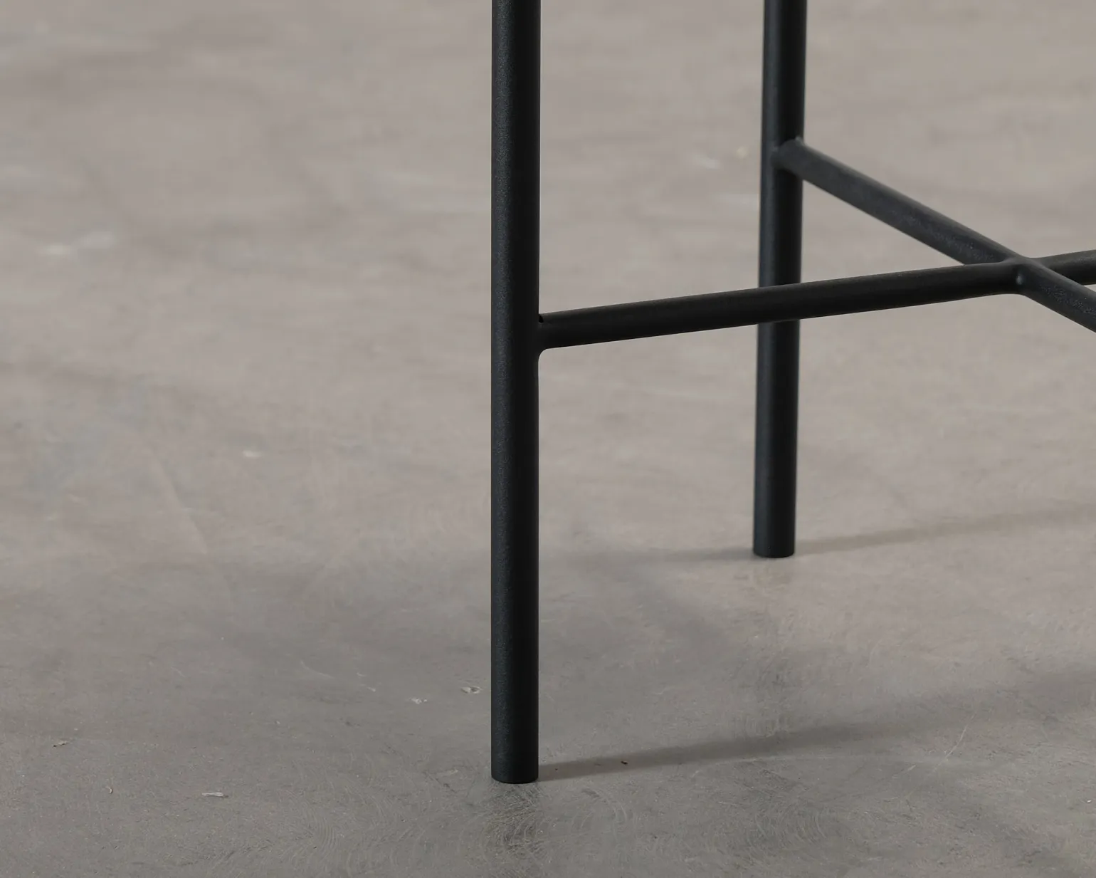 FeelDesign Bistro sidobord ø 38 cm grå marmor