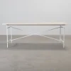 FeelDesign Cliff matbord 200 cm vit / ek
